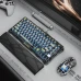 Клавіатура GravaStar Mercury K1 Lite із комбінованим підключенням - Transparent Black