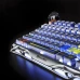 Клавіатура GravaStar Mercury K1 Pro із комбінованим підключенням - Interstellar Silver