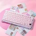 Клавіатура GravaStar Mercury K1 Special Edition із комбінованим підключенням - Sakura Pink
