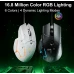 Дротова ігрова миша Inphic PG9 AI Design з RGB підсвічуванням, 12800 DPI, біла