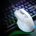 Дротова ігрова миша Inphic PG9 AI Design з RGB підсвічуванням, 12800 DPI, біла