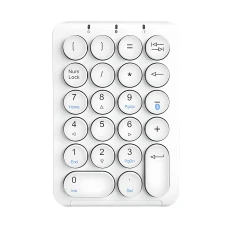 Клавиатура BOW HB159 цифровая беспроводная с Bluetooth, белая