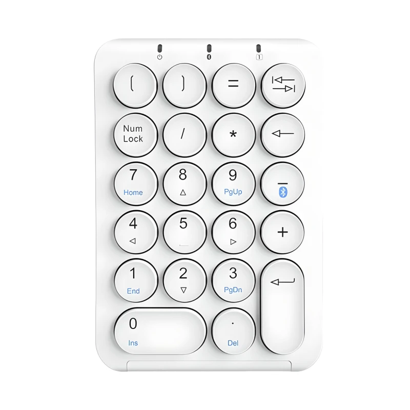 Клавиатура BOW HB159 цифровая беспроводная с Bluetooth, белая