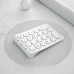Клавиатура BOW HB159 цифровая беспроводная с Bluetooth, белая