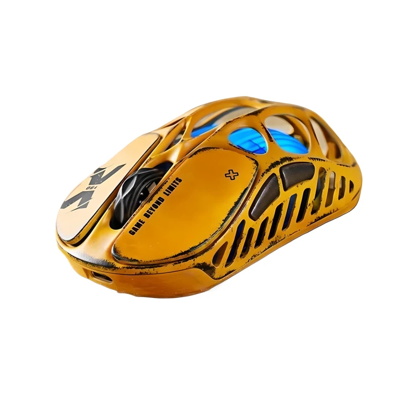 Миша GravaStar Mercury X Pro 8K ігрова з комбінованим підключенням, Battle Worn Yellow