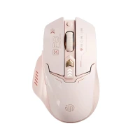 Бездротова миша Inphic F8-II із підключенням USB 2.4G, акумулятором, 2400 DPI, milk tea