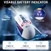 Миша ігрова Inphic IN9 Upgrade з комбінованим підключенням, RGB, 12000 DPI, біло-сірий