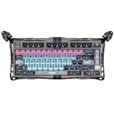 Игровая клавиатура GravaStar Mercury V75 Pro проводная с магнитными переключателями – Cyberpunk