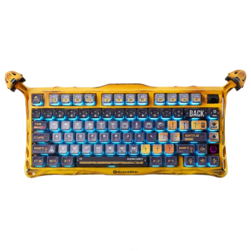 Клавіатура GravaStar Mercury K1 Pro Special Edition Battle-Worn Yellow