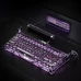 Клавіатура ігрова GravaStar Mercury V75 Pro дротова з магнітними перемикачами - Iron Purple