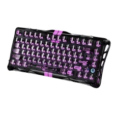 Клавіатура ігрова GravaStar Mercury V75 Lite дротова з магнітними перемикачами - Transparent Black