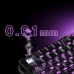 Клавіатура ігрова GravaStar Mercury V75 Lite дротова з магнітними перемикачами - Transparent Black