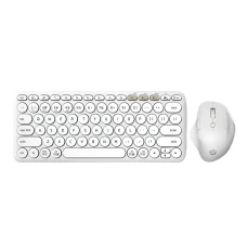 Комплект беспроводной HP клавиатура K231, мышь Engineer 1, компактный, ультратонкий, 4000DPI, белый