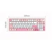 Клавіатура механічна HP K10G-98L дротова з регульованим білим підсвічуванням, біла