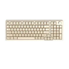 Клавіатура механічна HP K10G-98L дротова з регульованим білим підсвічуванням, бежевий