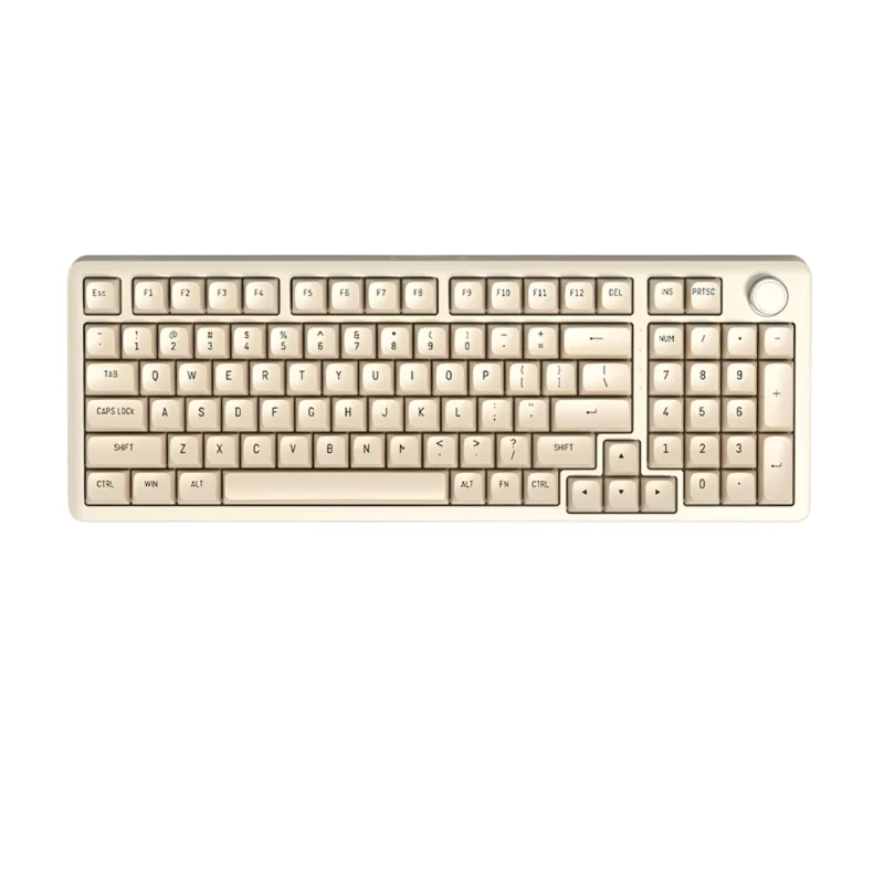 Клавіатура механічна HP K10G-98L дротова з регульованим білим підсвічуванням, бежевий