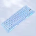 Клавіатура GravaStar Mercury K1 Special Edition із комбінованим підключенням - Ice Blue
