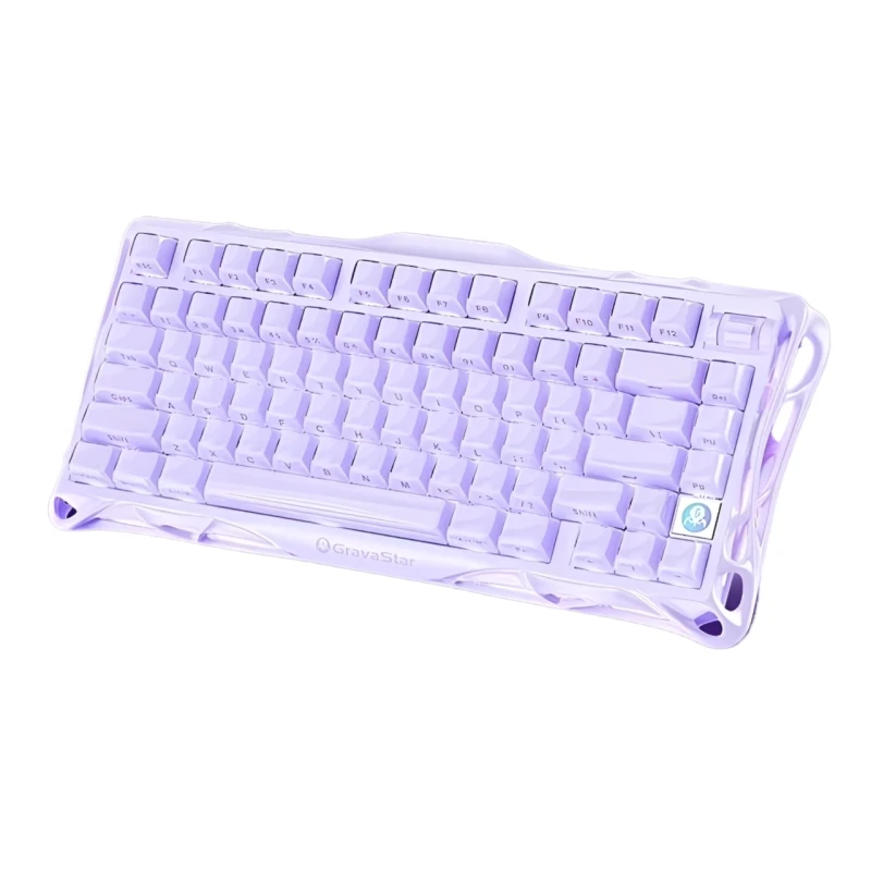 Клавіатура ігрова GravaStar Mercury V75 Special Edition з магнітними перемикачами - Lavender Purple
