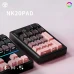 Цифрова клавіатура EWEADN NK20 механічна з комбінованим підключенням, RGB підсвічуванням, blackberry-white