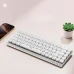 Низкопрофильная механическая клавиатура EWEADN MK68 с комбинированным подключением и подсветкой, белая