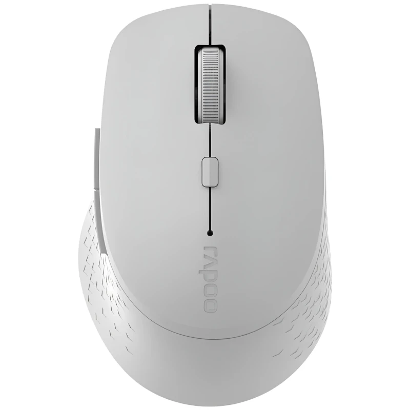 Миша Rapoo M300L Silent бездротова, безшумна, з акумулятором, 2400 DPI, light grey
