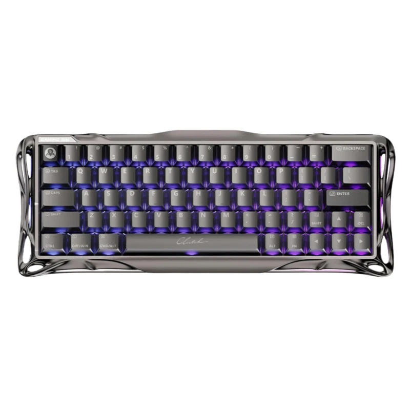 Клавіатура ігрова GravaStar Mercury V60 Pro Deluxe Edition дротова - GunMetal