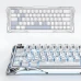 Клавіатура ігрова GravaStar Mercury V60 Pro Deluxe Edition дротова - Chrome Silver