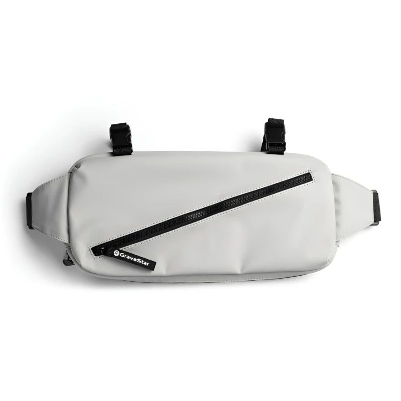 Сумка-слинг GravaStar Crossbody Bag чехол для клавиатуры 60% из эко-кожи, серая