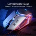 Миша ігрова дротова Inphic W2-II з регульованою RGB підсвіткою та 8800 DPI, для геймерів, сірий