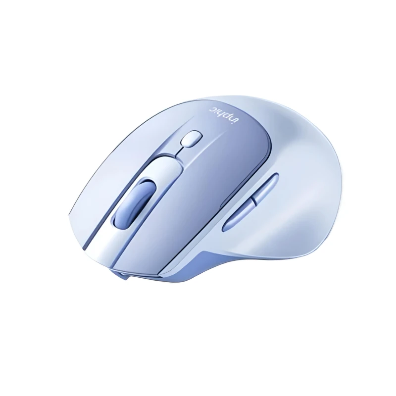 Бездротова миша Inphic M2 з підключенням USB2.4G, акумулятором, 2400 DPI, блакитний