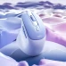 Бездротова миша Inphic M2 з підключенням USB2.4G, акумулятором, 2400 DPI, блакитний