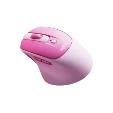 Бездротова миша Inphic M2 з підключенням USB2.4G, акумулятором, 2400 DPI, рожева