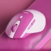 Бездротова миша Inphic M2 з підключенням USB2.4G, акумулятором, 2400 DPI, рожева