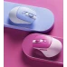 Бездротова миша Inphic M2 з підключенням USB2.4G, акумулятором, 2400 DPI, рожева