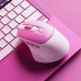 Бездротова миша Inphic M2 з підключенням USB2.4G, акумулятором, 2400 DPI, рожева