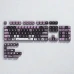 Набір кейкапів Kuromi для механічних клавіатур, PBT+PC, OEM-профіль, повнорозмірний, 122 клавіши