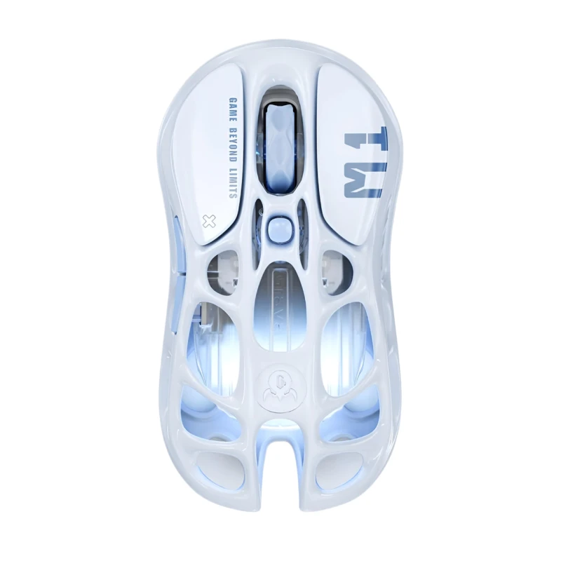 Миша GravaStar Mercury M1 Pro Special Edition ігрова з комбінованим підключенням, Ice Blue