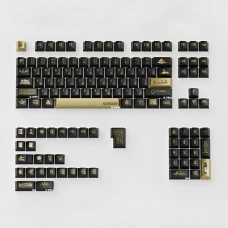 Комплект PBT-кейкапів "Gateron: Єгипетський Фараон R2" для клавіатур, 129 штук