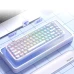 Клавіатура Mofii Pearl SK-711 з комбінованим підключенням, RGB підсвіткою та силіконовою підставкою під зап'ястя - Pearl white