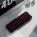 Клавіатура Mofii Pearl SK-711 з комбінованим підключенням, RGB підсвіткою та силіконовою підставкою під зап'ястя - Black
