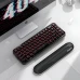 Клавіатура Mofii Pearl SK-711 з комбінованим підключенням, RGB підсвіткою та силіконовою підставкою під зап'ястя - Black