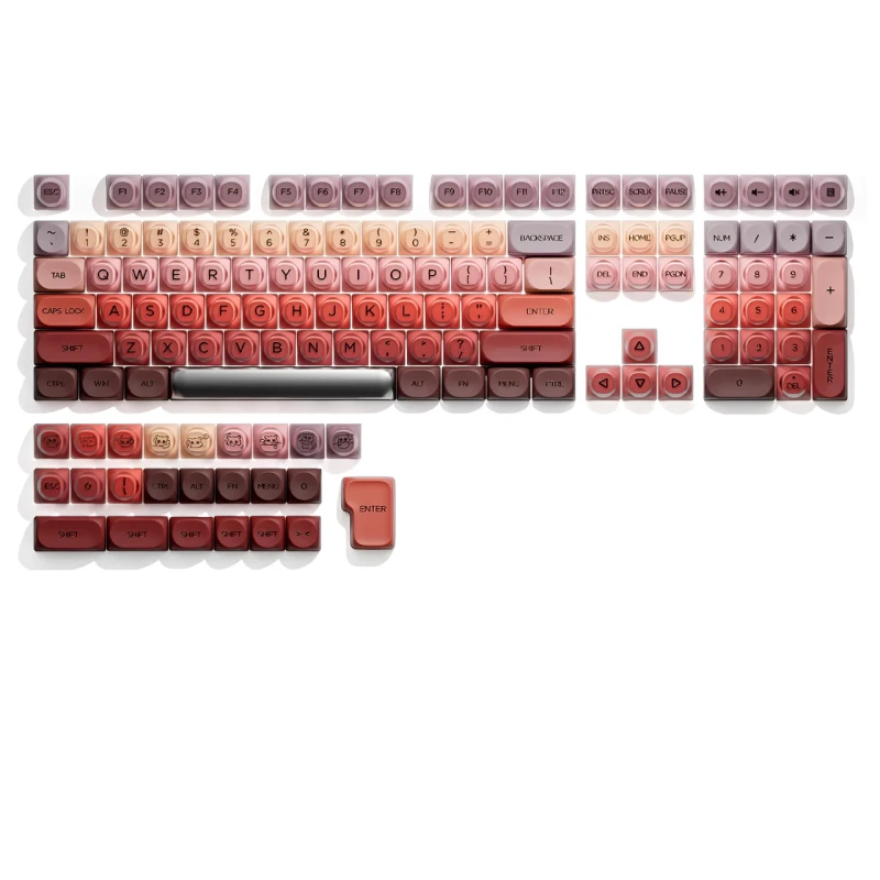 Комплект кейкапов XVX Berry Kiss для клавиатуры, 132 штуки