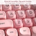 Комплект кейкапов XVX Pink Blush для клавиатуры, 132 штуки