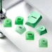 Комплект кейкапів XVX Green Jelly для клавіатури, 132 штуки