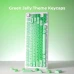 Комплект кейкапів XVX Green Jelly для клавіатури, 132 штуки