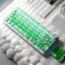 Комплект кейкапів XVX Green Jelly для клавіатури, 132 штуки