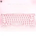 Клавіатура ігрова дротова GravaStar Mercury V60 - Crystal Rose