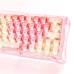 Клавіатура ігрова дротова GravaStar Mercury V60 - Crystal Rose