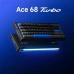 Клавіатура ігрова MCHOSE Ace 68 Turbo магнітна дротова Mount Tai Magnetic Switch GT, Cyber Black