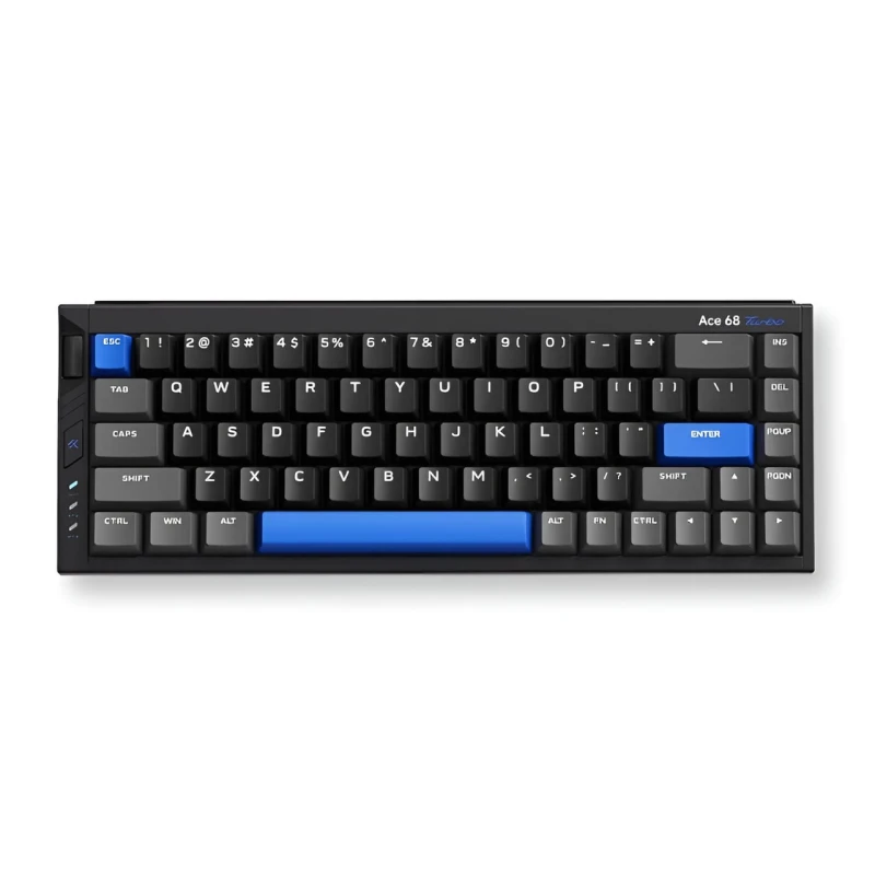 Клавіатура ігрова MCHOSE Ace 68 Turbo магнітна дротова Mount Tai Magnetic Switch GT, Cyber Black